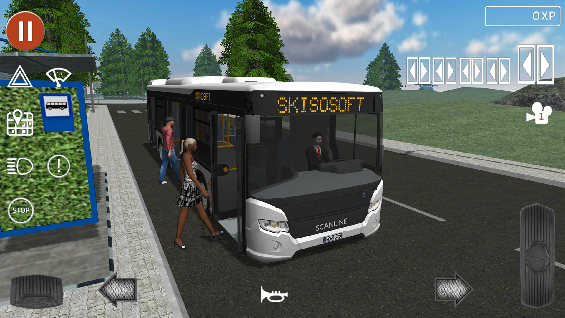 Zrzut ekranu z gry Public Transport Simulator